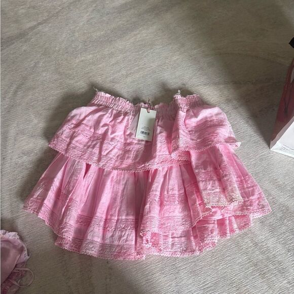 New LoveShackFancy Ruffle Mini Skirt - Picture 1 of 2